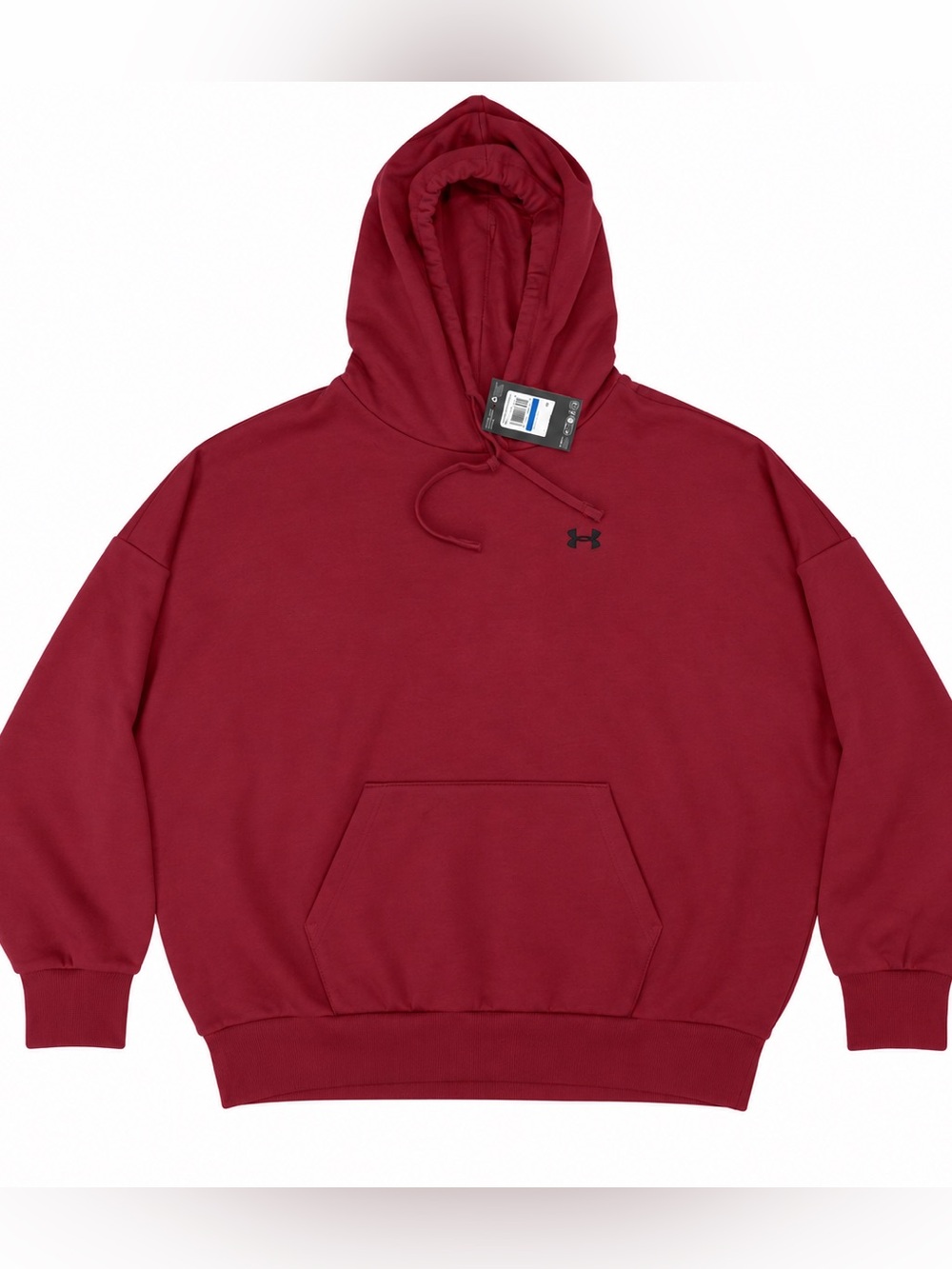 Under Armour Women’s Rival Fleece Oversized Hoodie XL Burgundy Red NWT